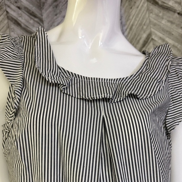 Tommy Hilfiger gray and White Striped Dress, size medium - Picture 3 of 12